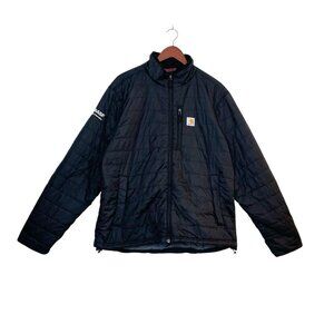 Carhartt Rain Defender® Insulated Jacket Relaxed Fit Lightweight Mens L -READ